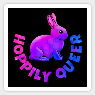 Hoppily Bi Queer Sticker